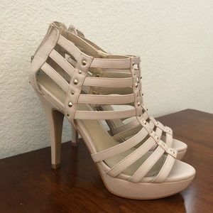Aldo Cream Strappy Heels